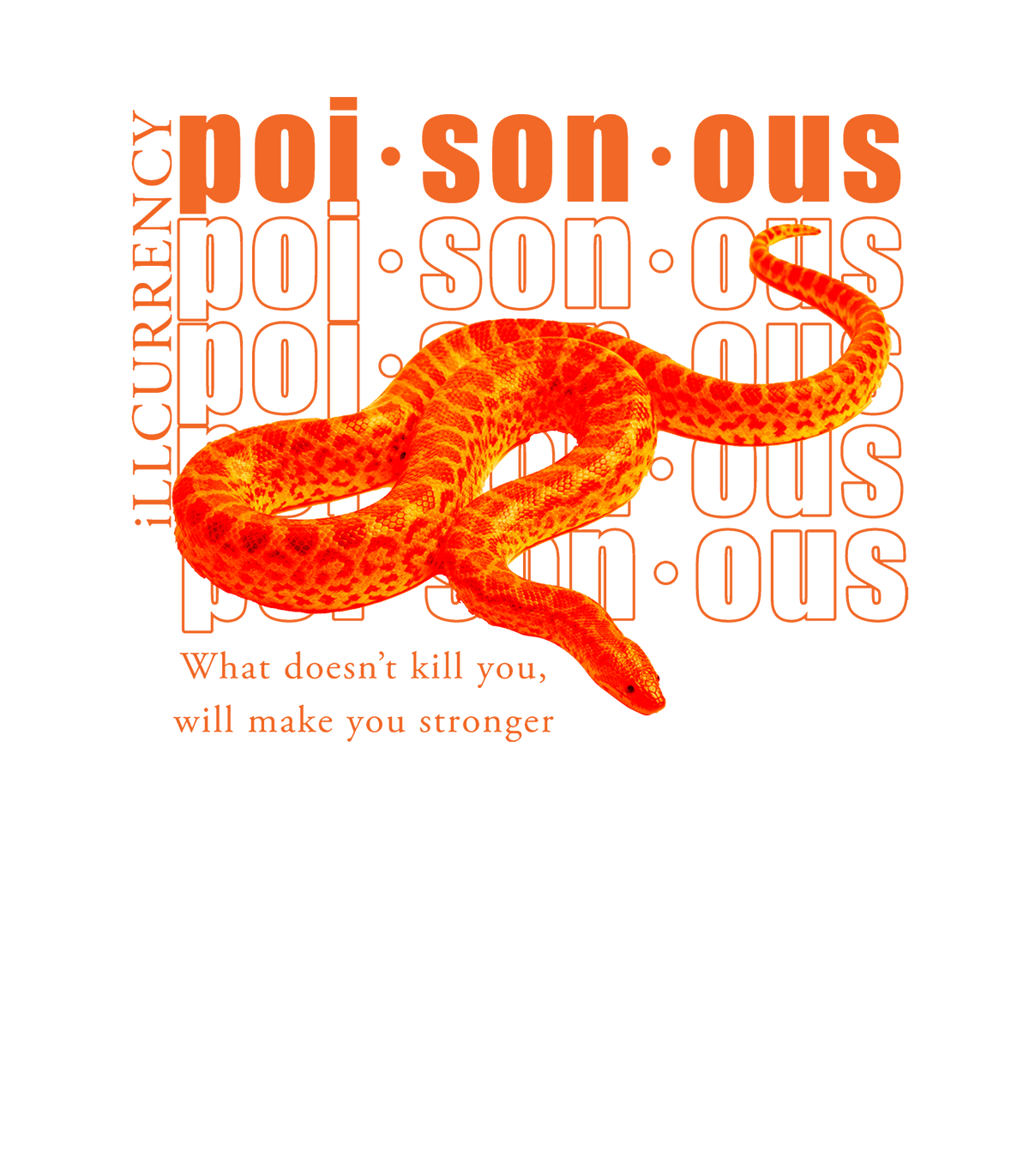 Air Jordan 12 Brilliant Orange - White T-Shirt (POISONOUS)