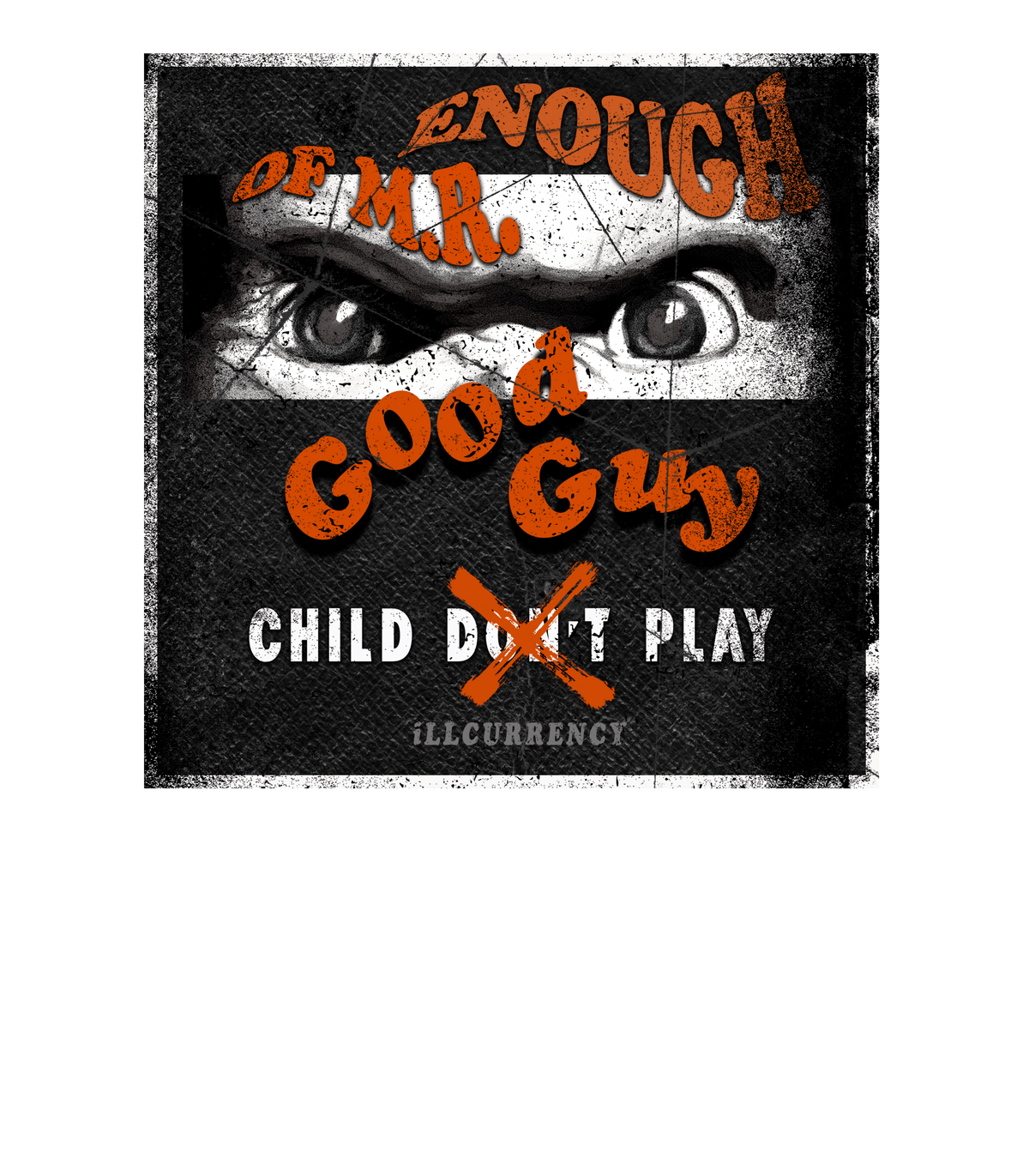 Air Jordan 12 Brilliant Orange - Black T-Shirt (ENOUGH OF MR GOOD GUY)