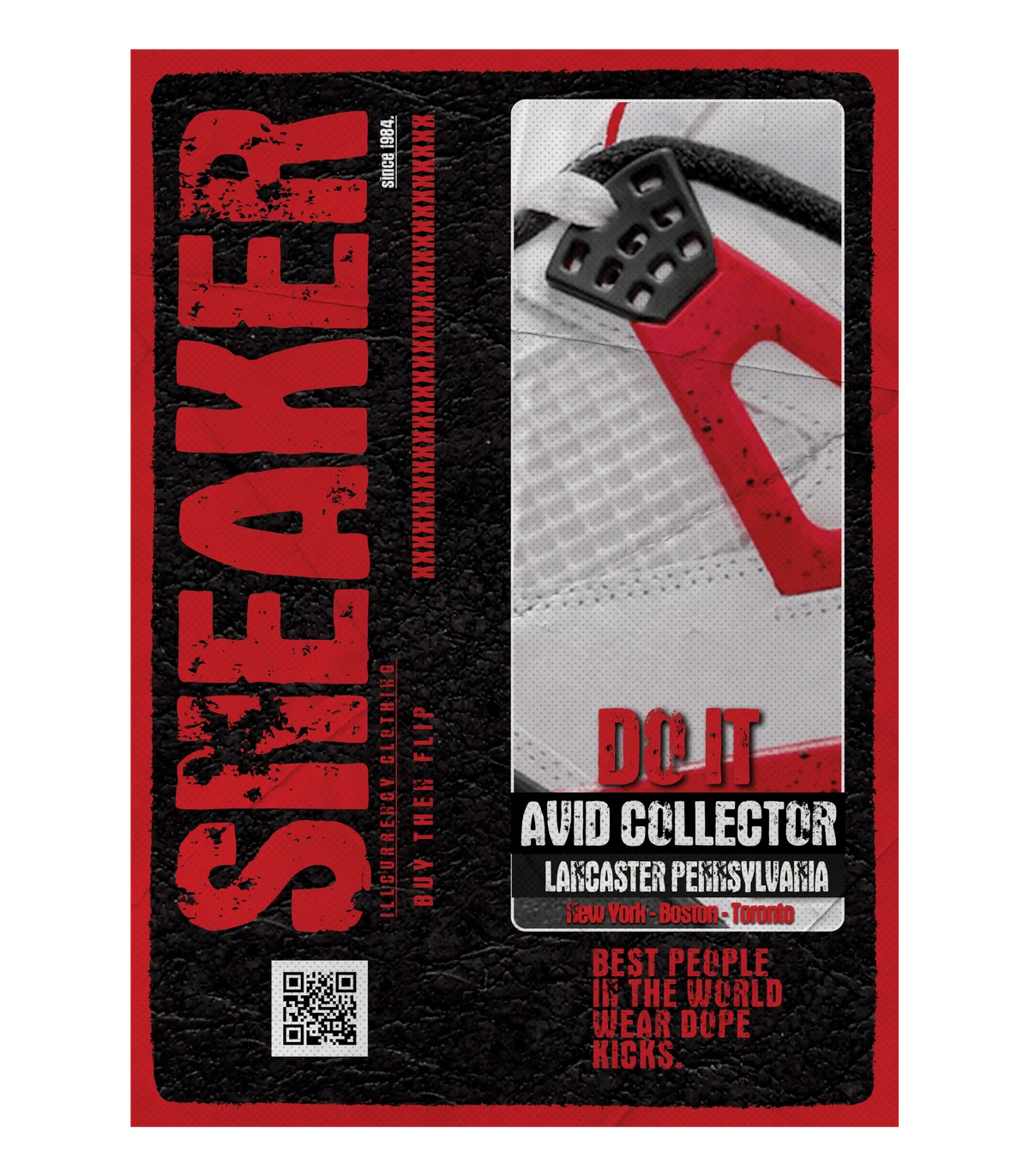 Air Jordan 4 "Red Cement" White T-Shirt (SNEAKER COLLECTOR)