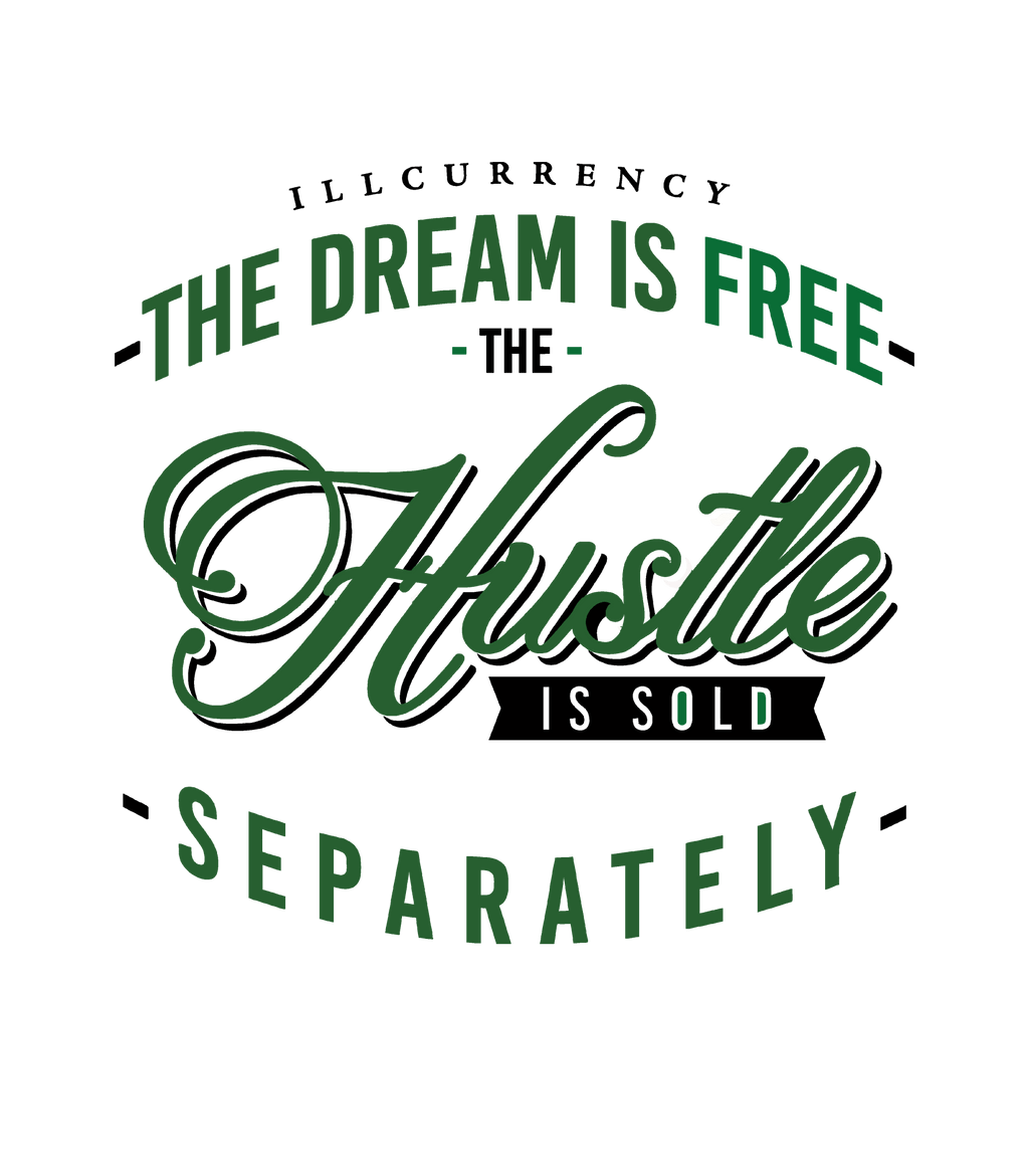 Nike Dunk Low Satin Green - White T-Shirt (The dream is free)
