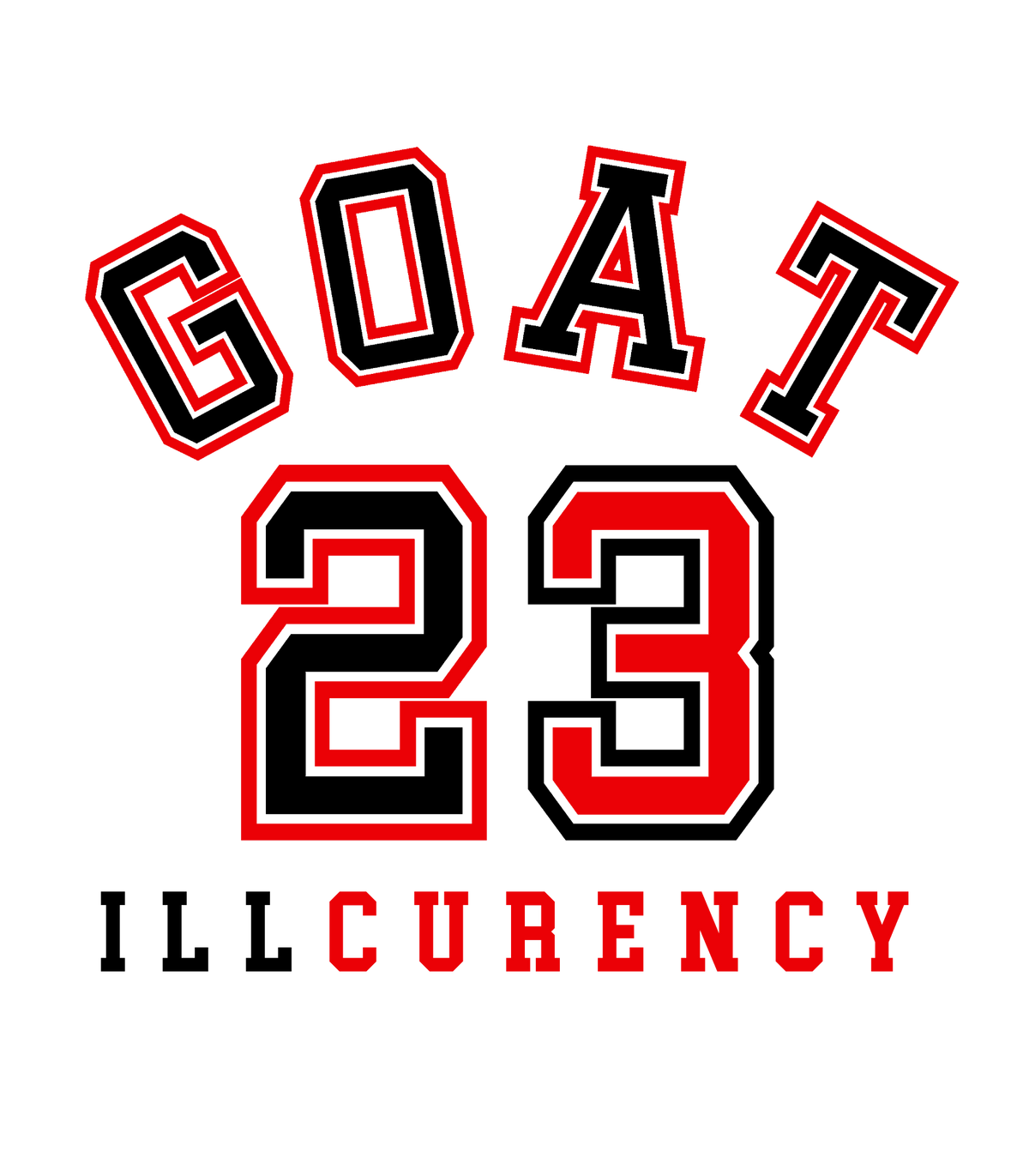 Air Jordan 4 "Red Cement" White T-Shirt (GOAT 23)