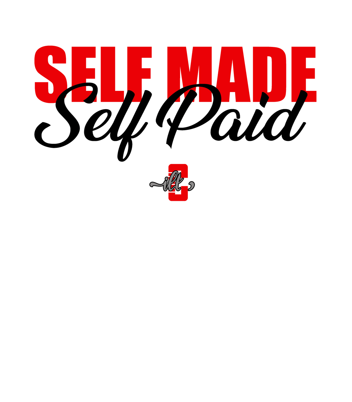 Air Jordan 4 "Red Cement" White T-Shirt (Self Made Self Paid)