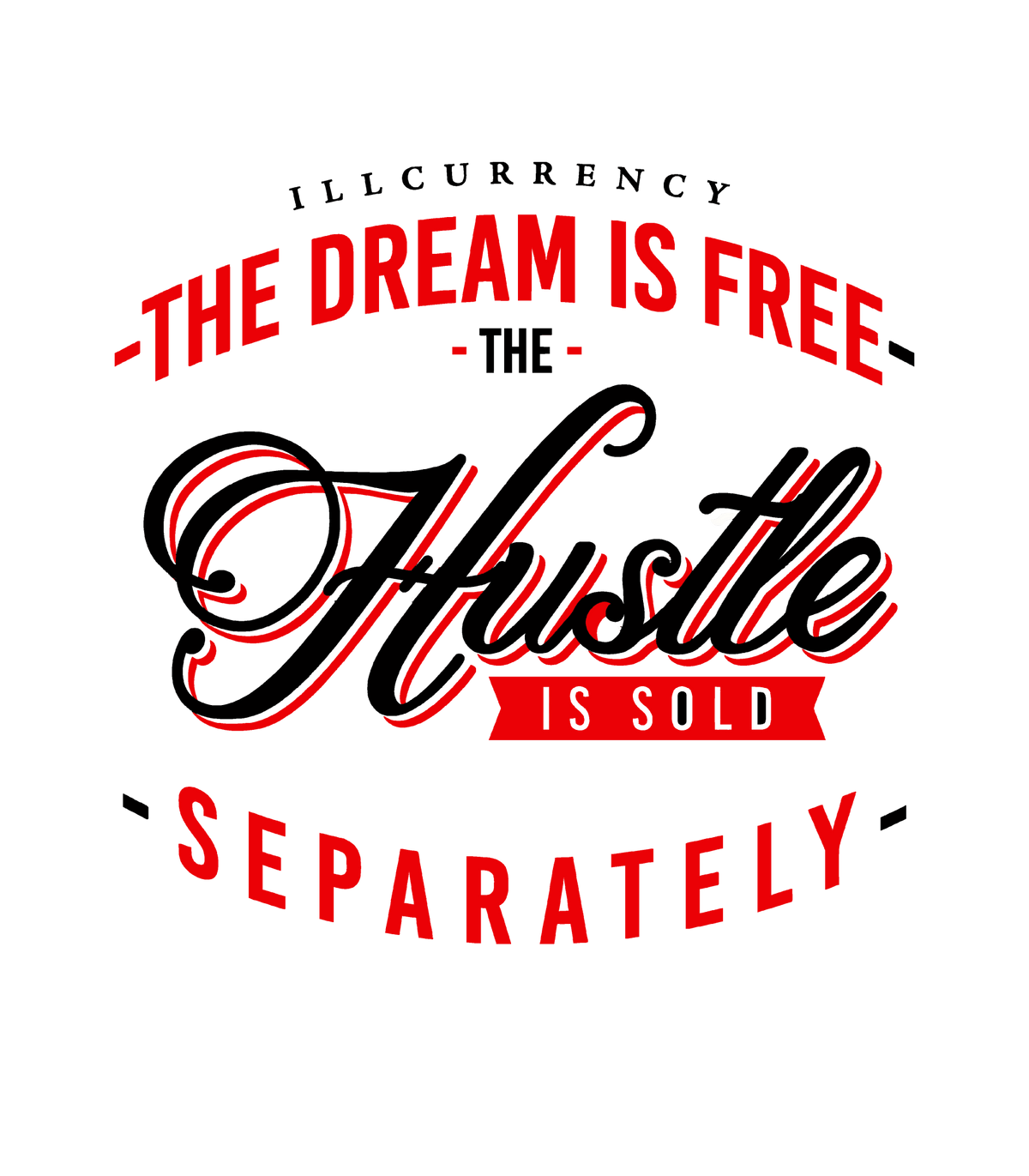 Air Jordan 4 "Red Cement" White T-Shirt (The dream is free)