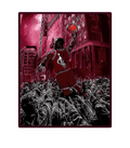 Air Jordan 5 Burgundy - Black T-Shirt (AIR ZOMBIE)