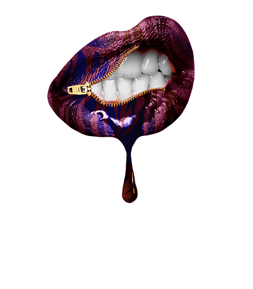 Air Jordan 5 Burgundy - Black T-Shirt (LIPS UNSEALED)