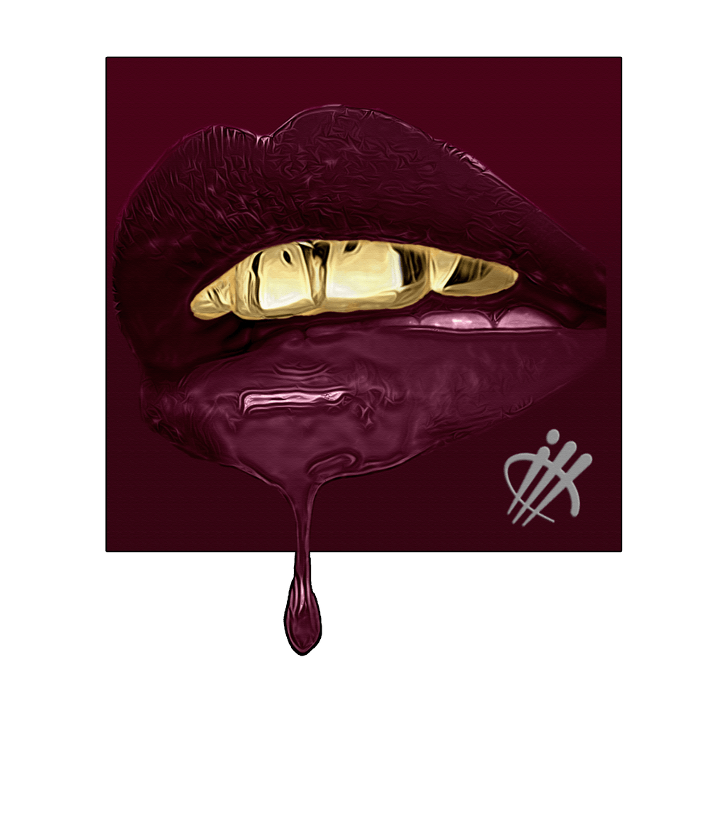 Air Jordan 5 Burgundy - Black T-Shirt (LIPSTICK)