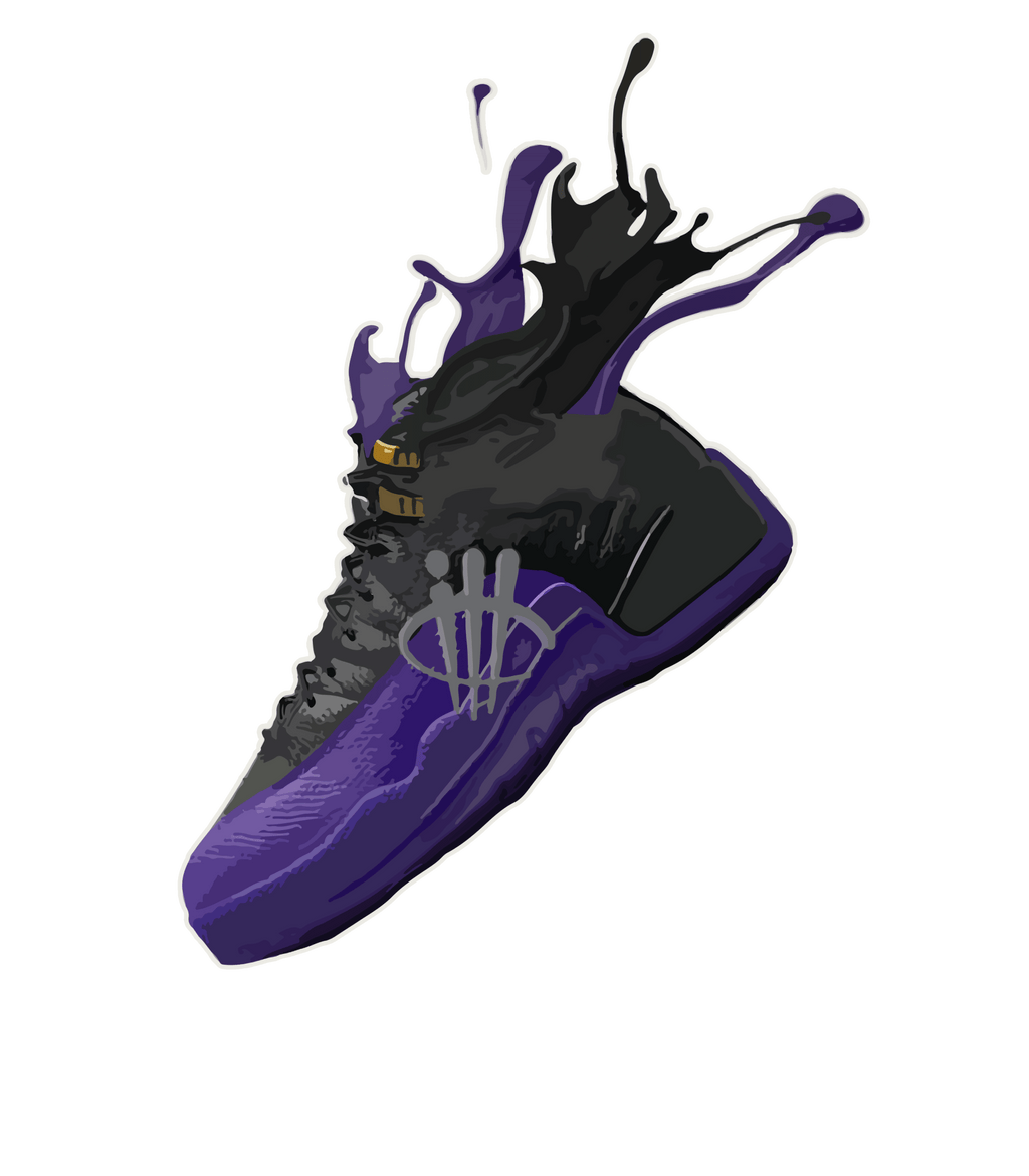 Air Jordan 12 Field Purple - Grey T-Shirt (SPLASH 12)