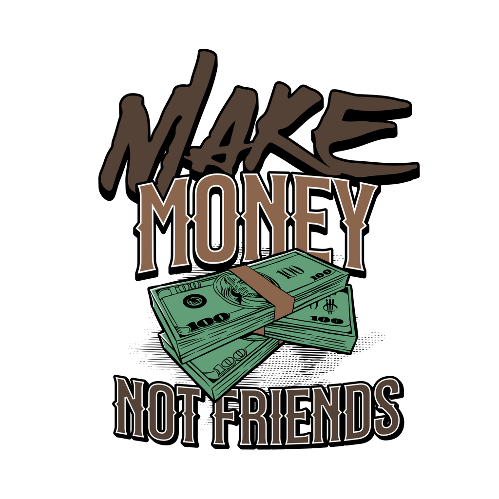 Air Jordan 3 "Palomino" Black T-Shirt (MAKE MONEY NOT FRIENDS)