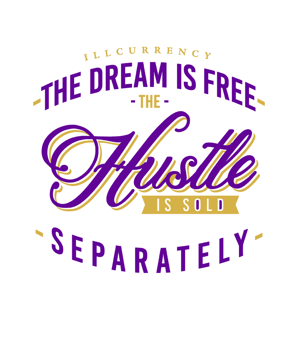 Air Jordan 12 Field Purple - Black T-Shirt (The dream is free)