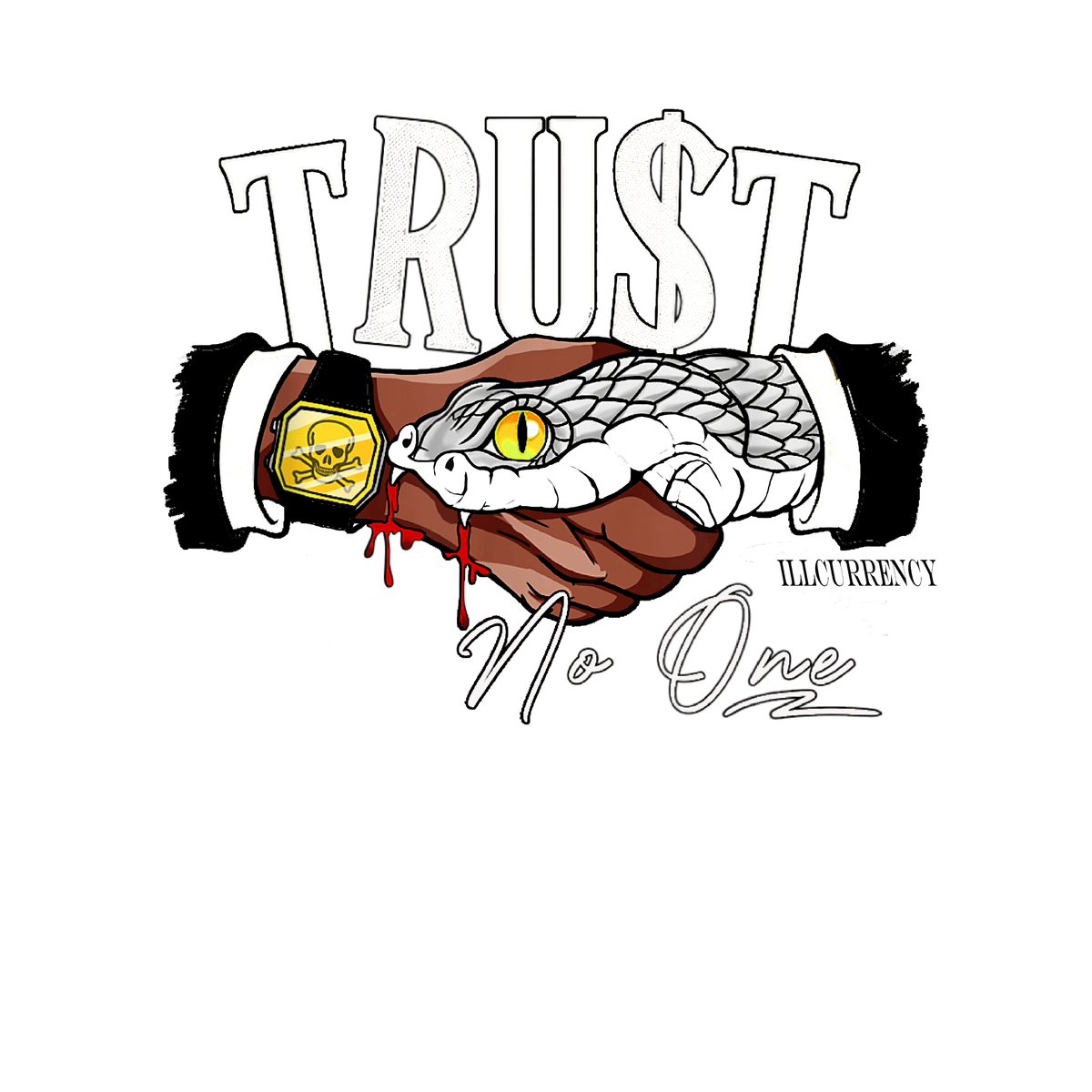 Jordan 1 Retro High OG Palomino - Brown T-Shirt (TRUST NO ONE)