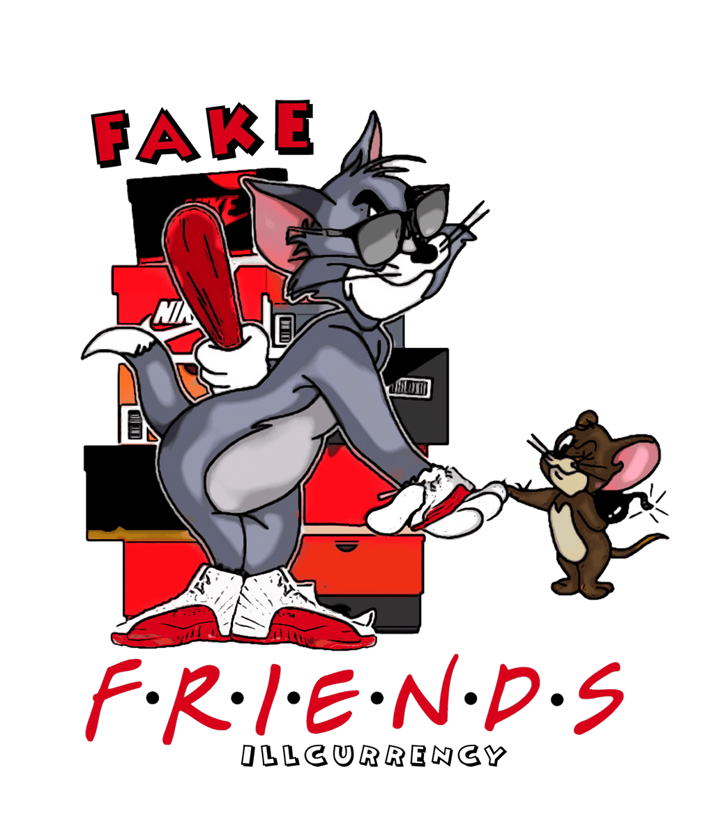Air Jordan 12 OG “Cherry” White T-Shirt (Fake Friends)
