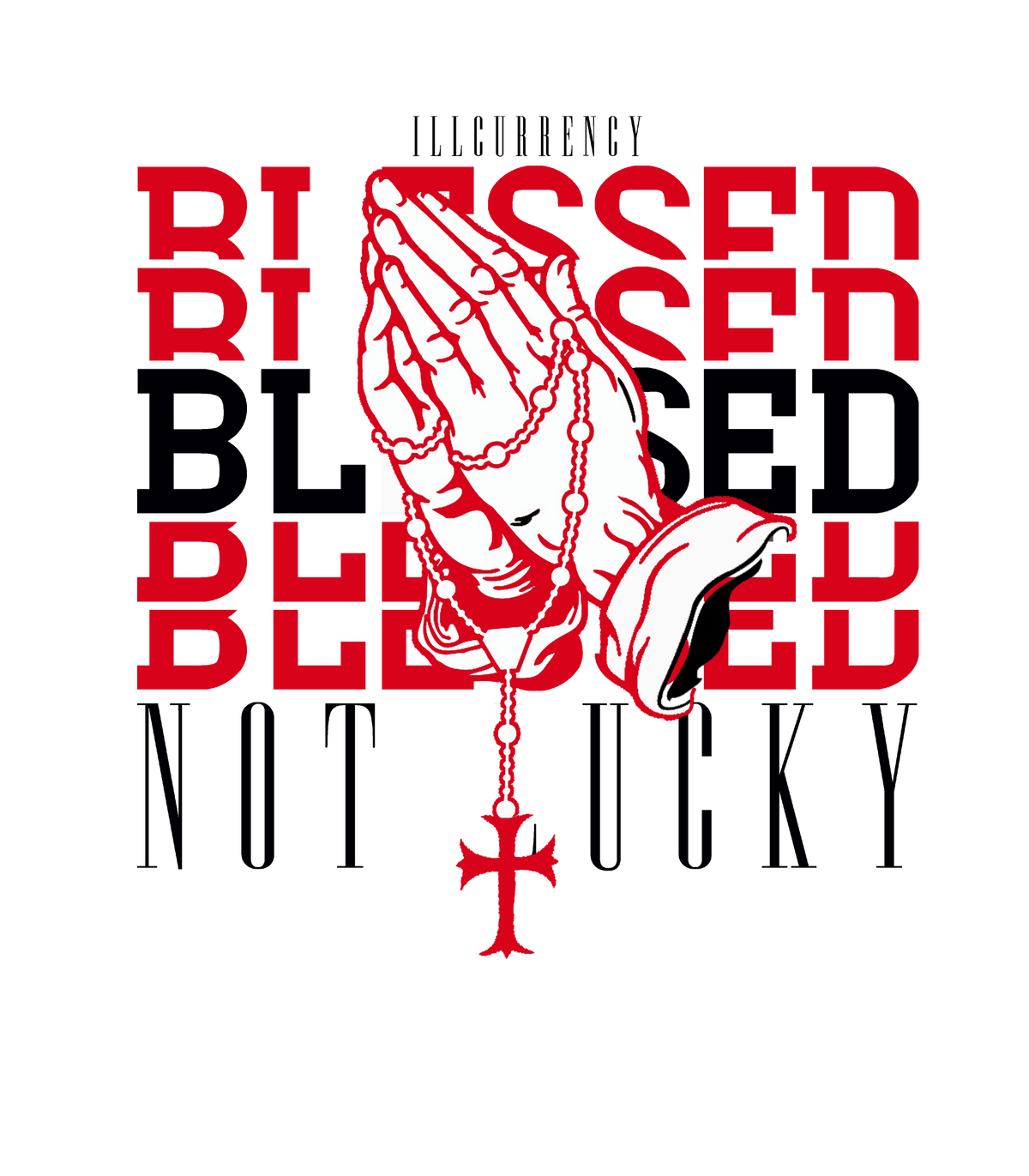 Air Jordan 12 OG “Cherry” White T-Shirt (Blessed not lucky)