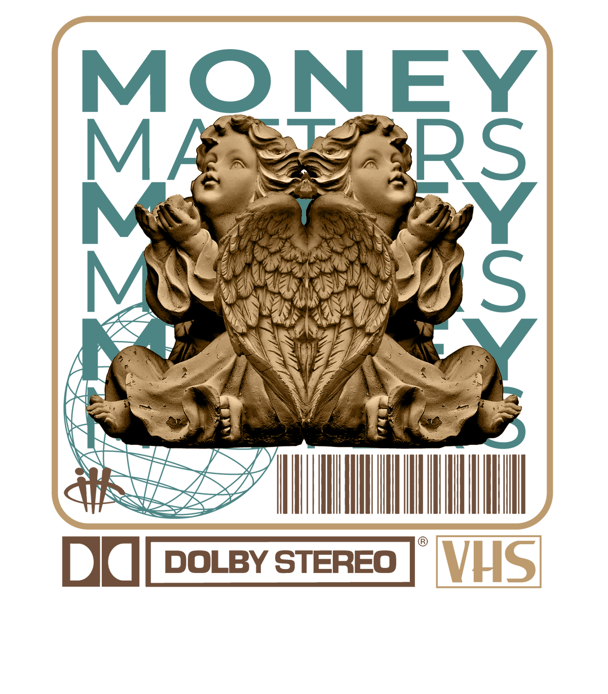 Air Jordan 4 GS Cacao Wow - Black T-Shirt (MONEY MATTERS)