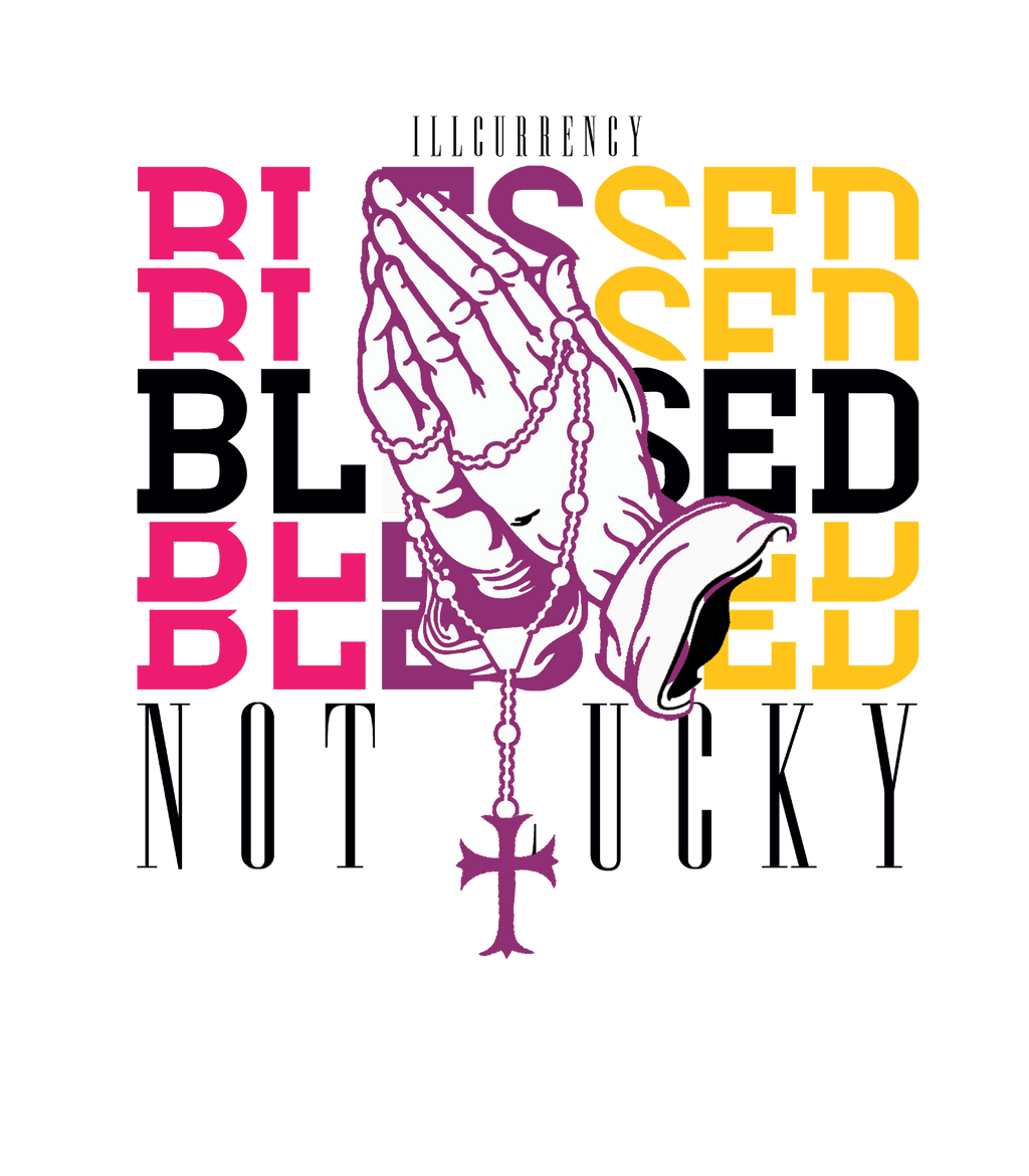J Balvin x Air Jordan 3 Medellin Sunset - White T-Shirt (Blessed not lucky)