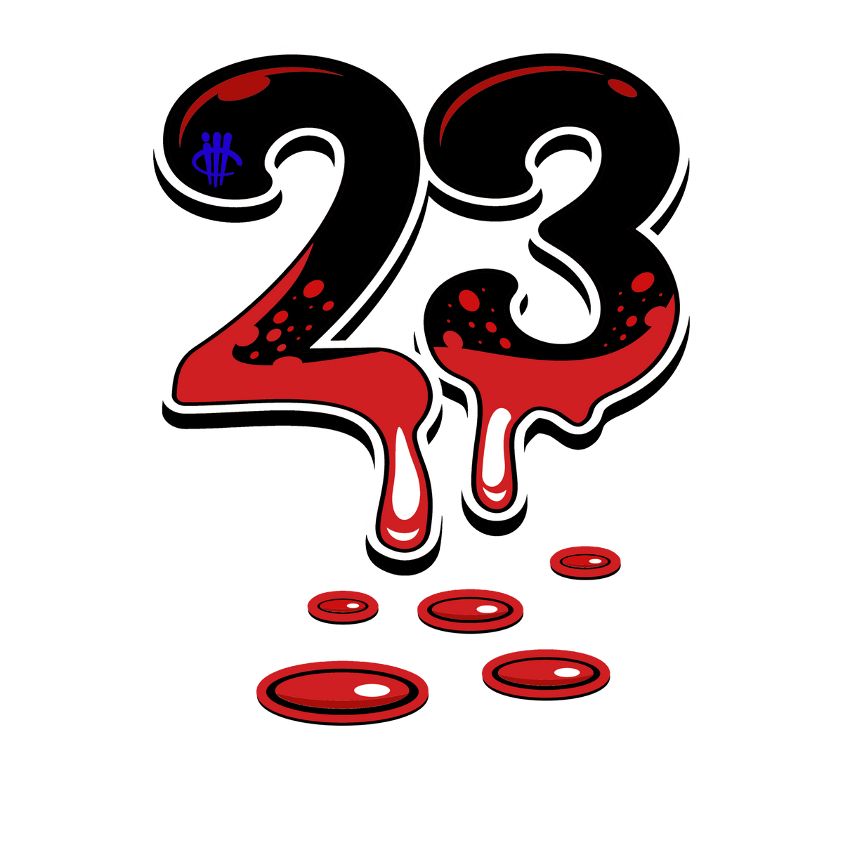 Air Jordan 8 “Playoffs” | illcurrency Red T-Shirt (DRIPPY product image 1