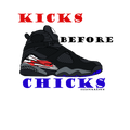 Air Jordan 8 “Playoffs” | illcurrency White T-Shirt (KICKS product image 1