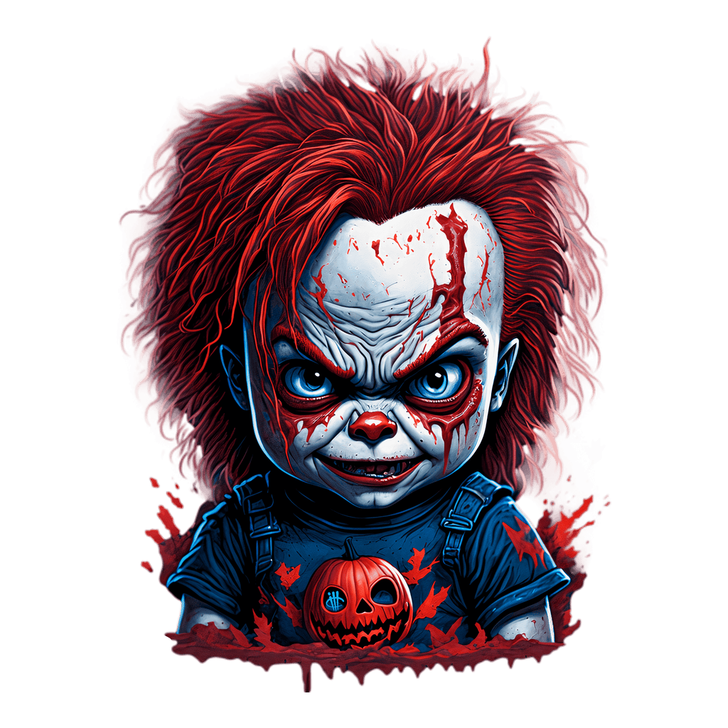 illCurrency Halloween 2018 Collection Black T-Shirt (Chucky) product image 1