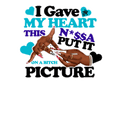Air Jordan 6 Retro Aqua Purple T-Shirt (I GAVE HIM MY HEART)