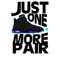 Air Jordan 6 Retro Aqua Purple T-Shirt (JUST ONE MORE PAIR)