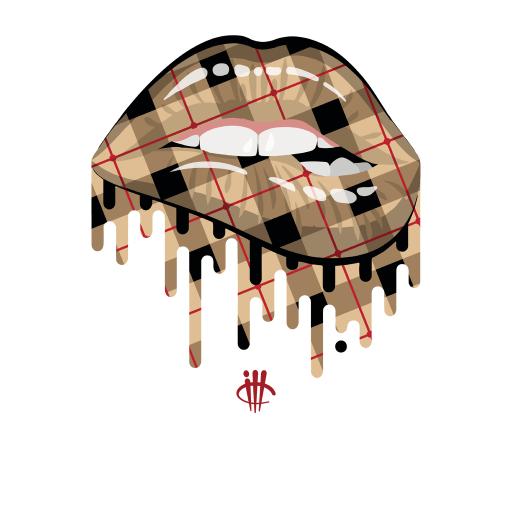 AIR JORDAN 5 "PLAID" | illcurrency Black T-Shirt Lips) product image 1