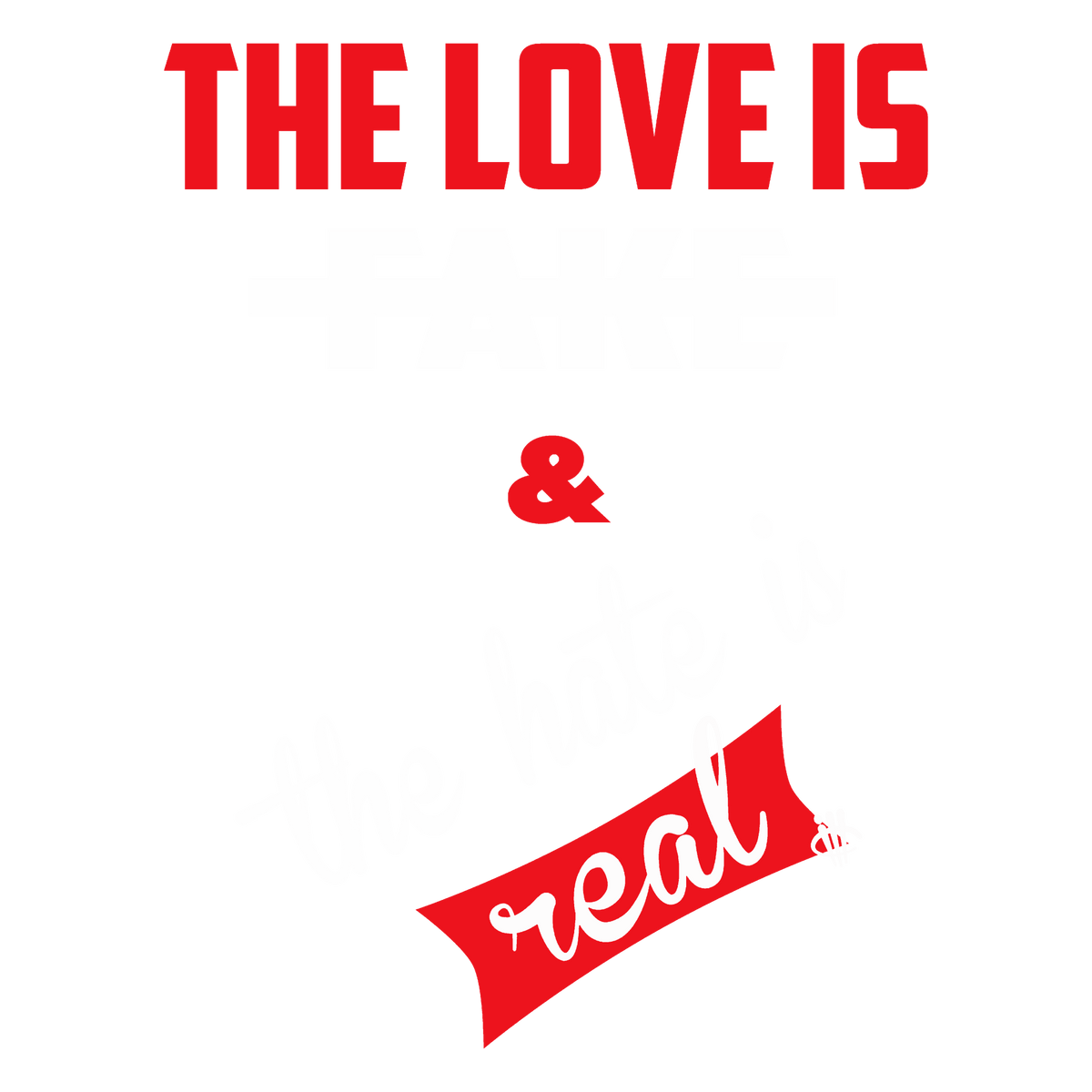 Air Jordan 1 Satin Bred Black T-shirt (Love is Fake)