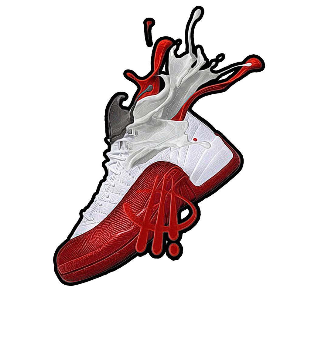 Air Jordan 12 OG “Cherry” White T-Shirt (SPLASH CHERRY)