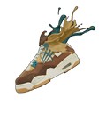 Air-Jordan 4GS Cacao Black T-Shirt (SPLASH 4'Ss) product image 1