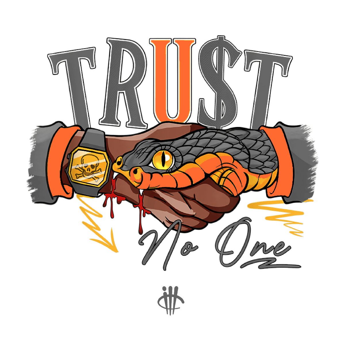 Air Jordan 3 Retro “Fear” | illcurrency Orange T-Shirt product image 1