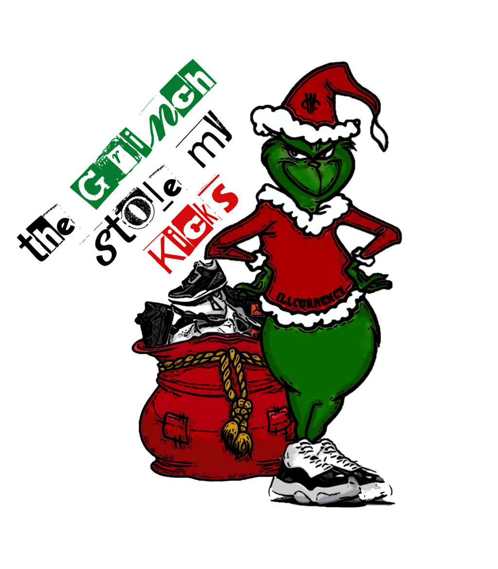 Air Jordan 11 Gratitude | ILLCURRENCY White T-Shirt (Grinch product image 1