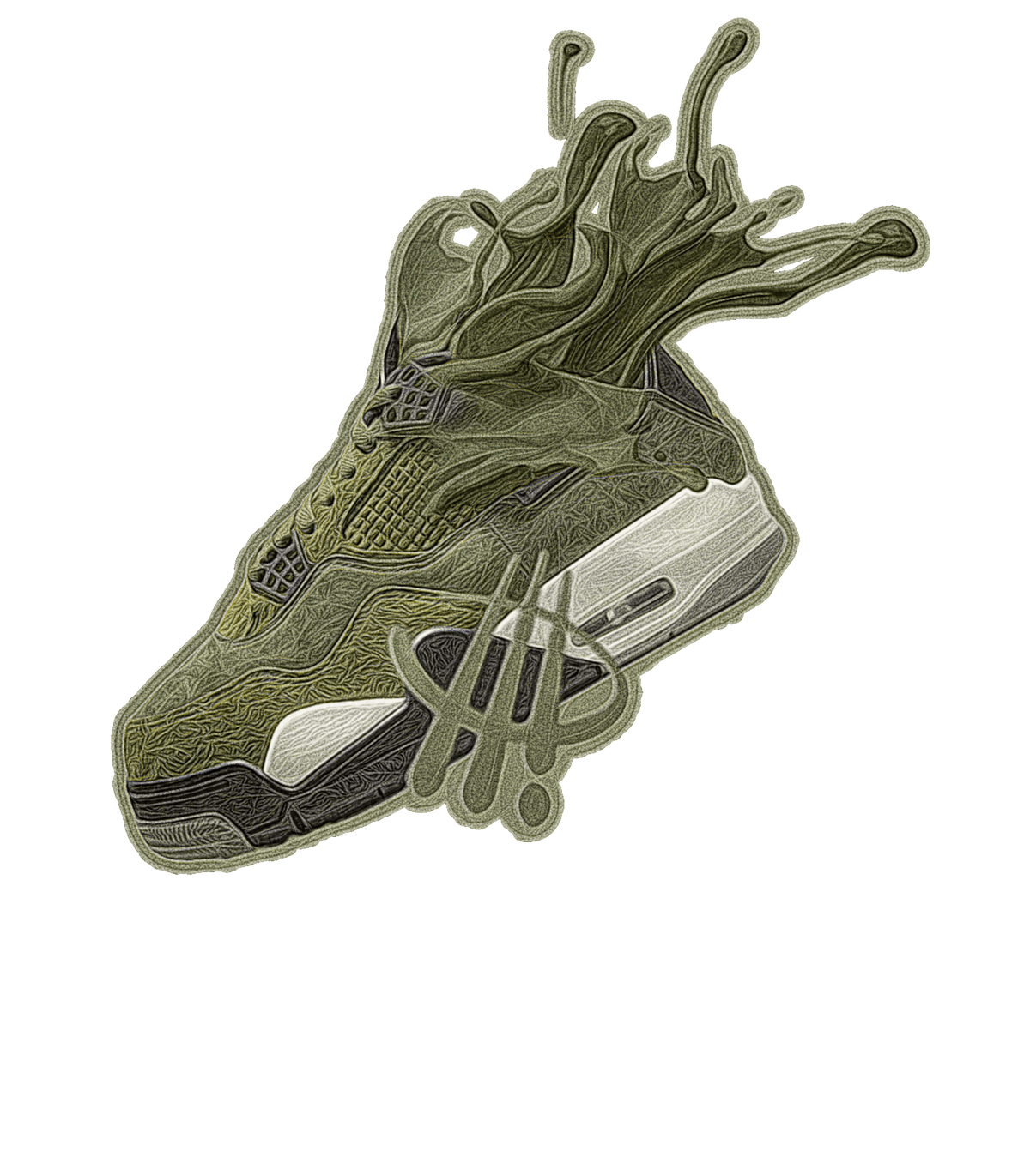 Air Jordan 4 SE Craft “Olive” | illcurrency Black T-Shirt product image 1