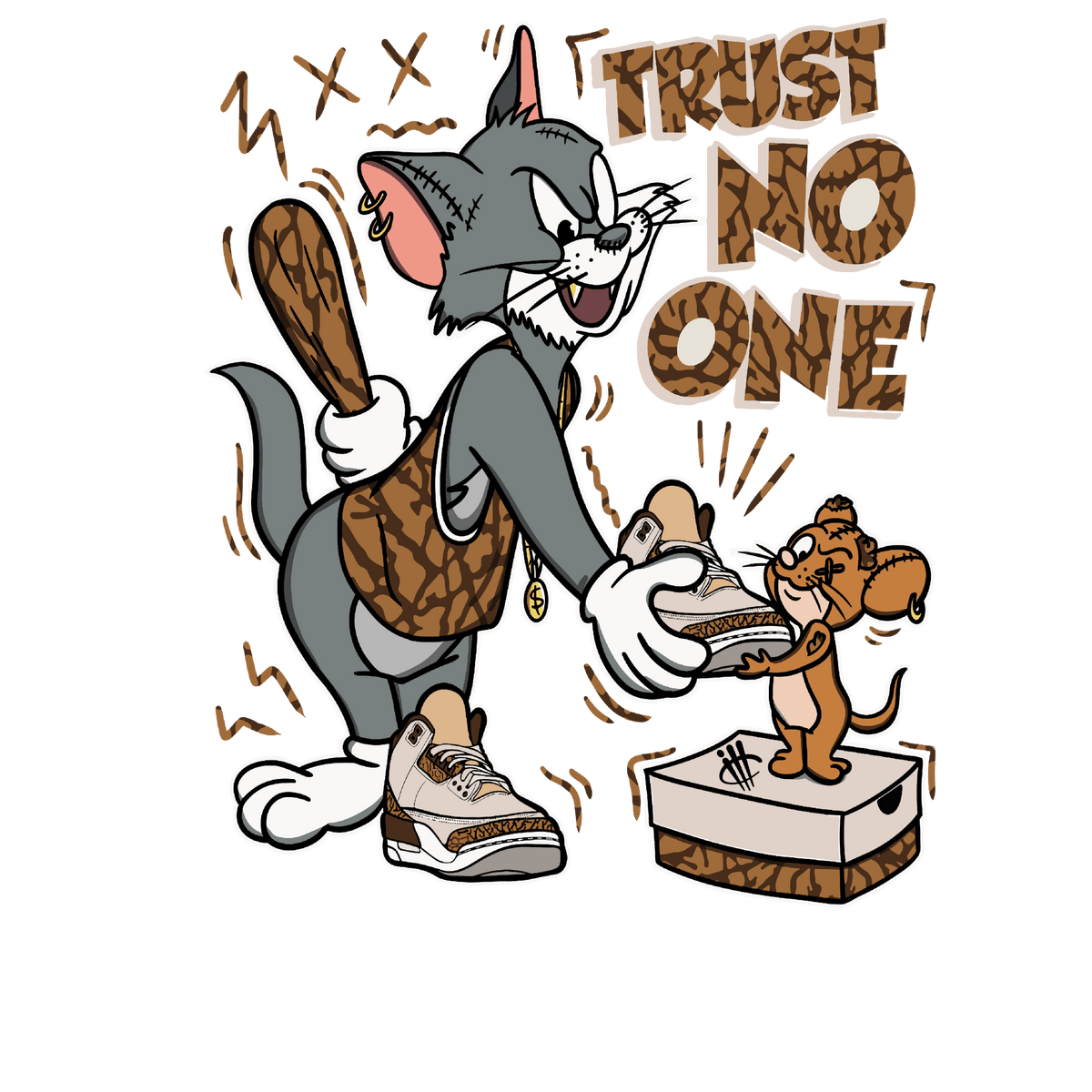 Air Jordan 3 "Palomino" | illcurrency Black T-Shirt (TRUST product image 1
