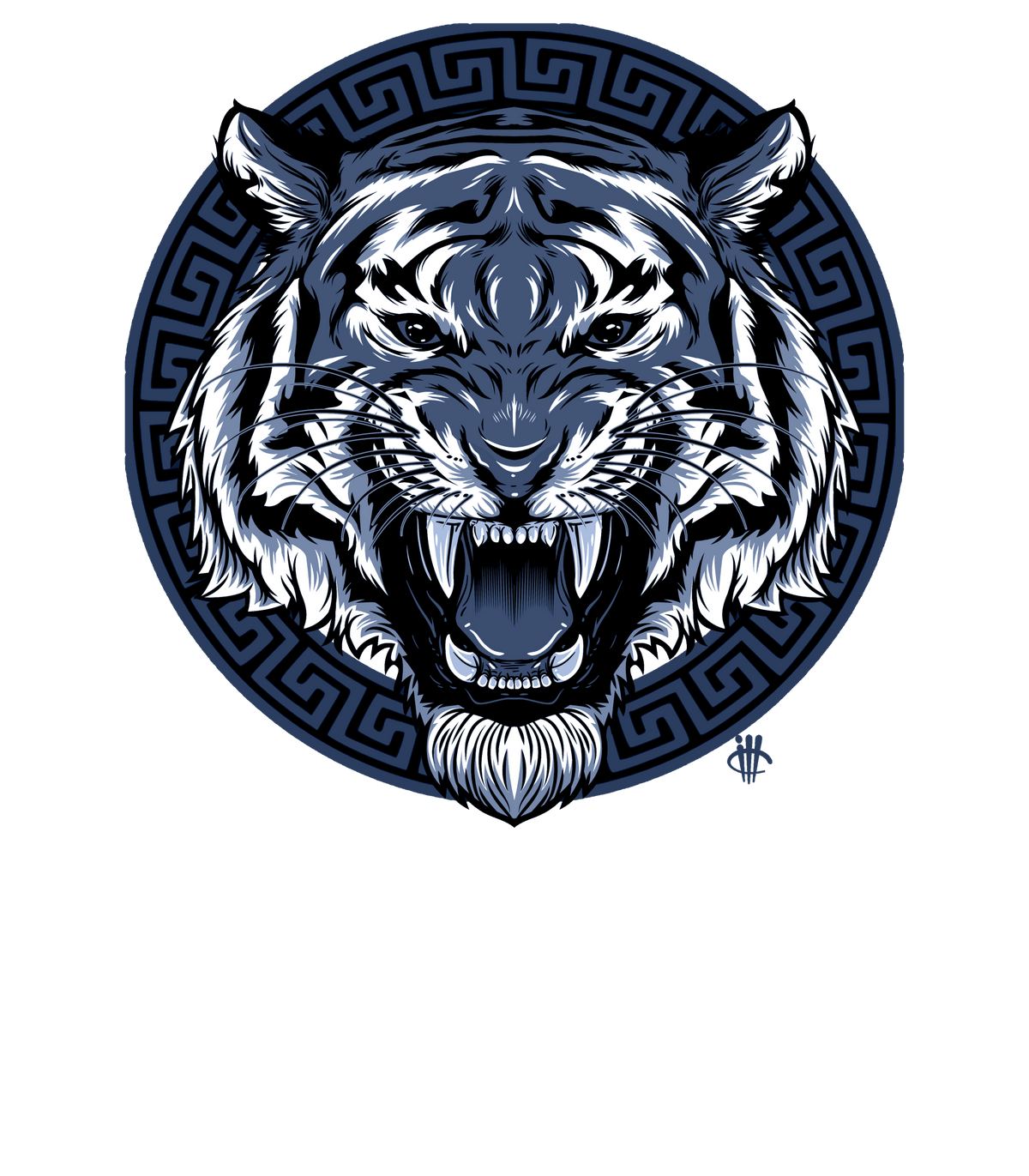 AIR JORDAN 3 “WHITE NAVY”| ILLCURRENCY Black T-Shirt (ANGRY product image 1