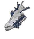 AIR JORDAN 3 “WHITE NAVY”| ILLCURRENCY T-Shirt (SPLASH 3) product image 1