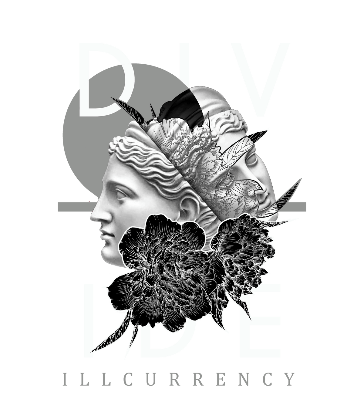 AIR JORDAN 3 “WHITE NAVY”| ILLCURRENCY Blue T-Shirt (Divide) product image 1