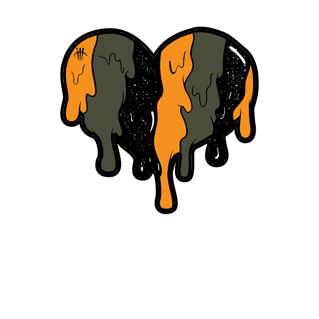 Air Jordan 5 “Olive” | illcurrency Orange T-Shirt (Heart) product image 1