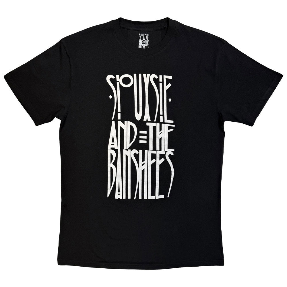 Siouxsie & The Banshees Band Logo Mono T Shirt product image 1
