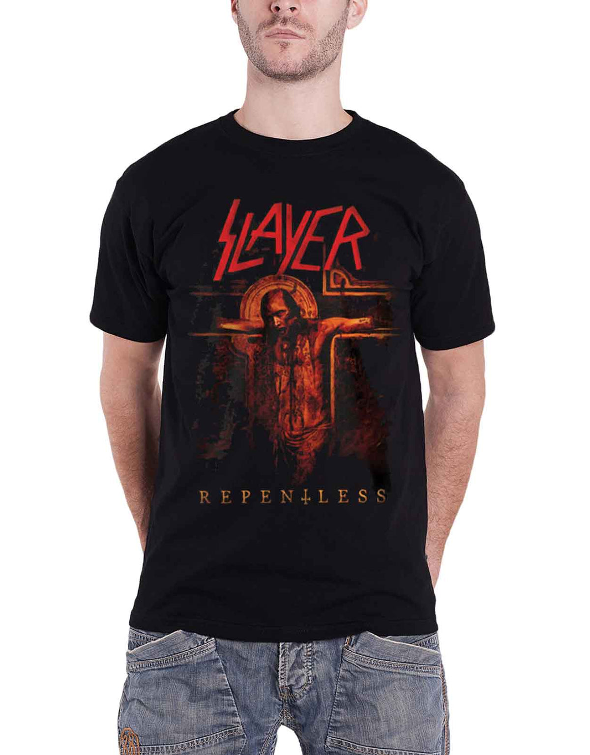Slayer Unisex T-Shirt: Crucifix (Black) product image 1