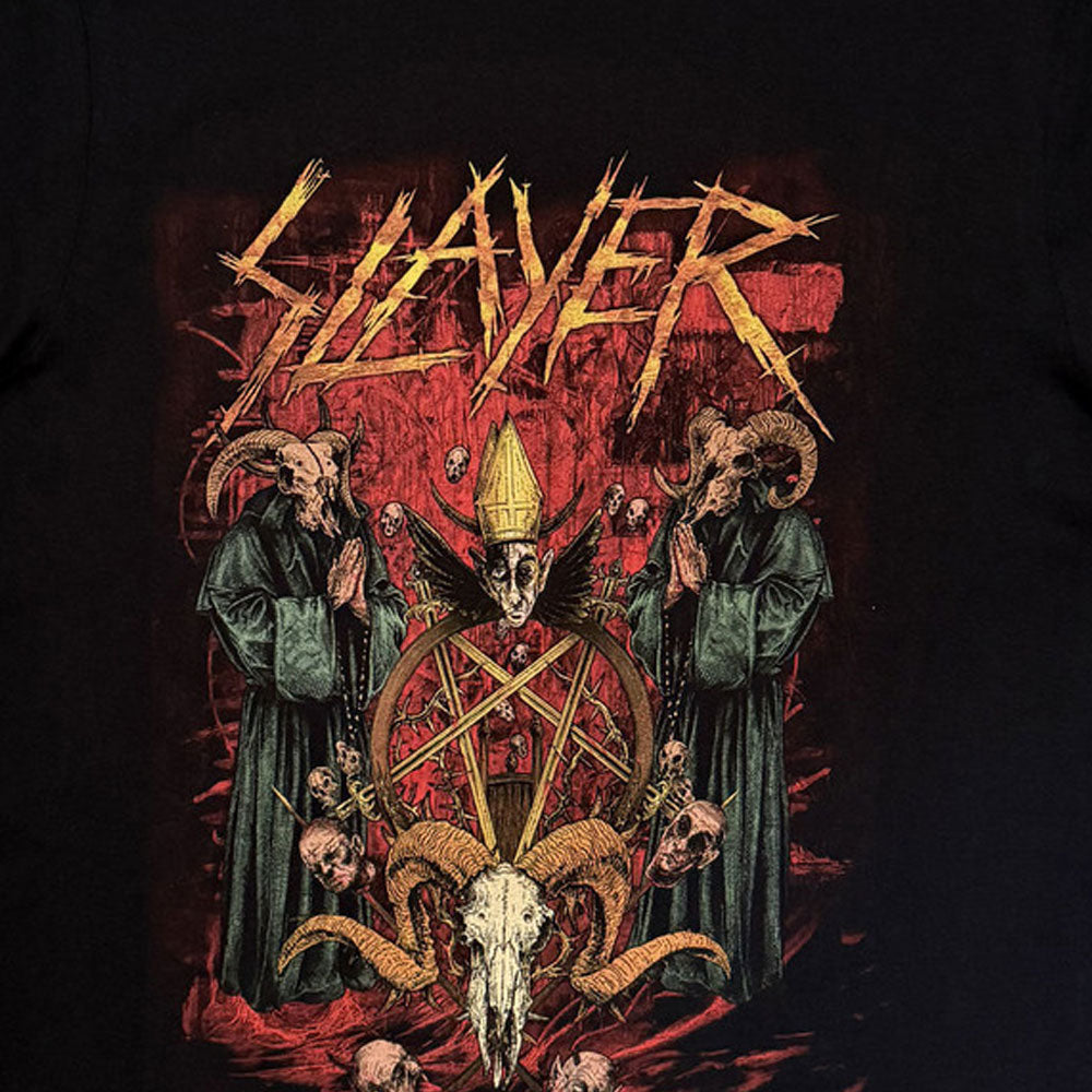 Slayer Goat Pray Band Logo T Shirt product image 2