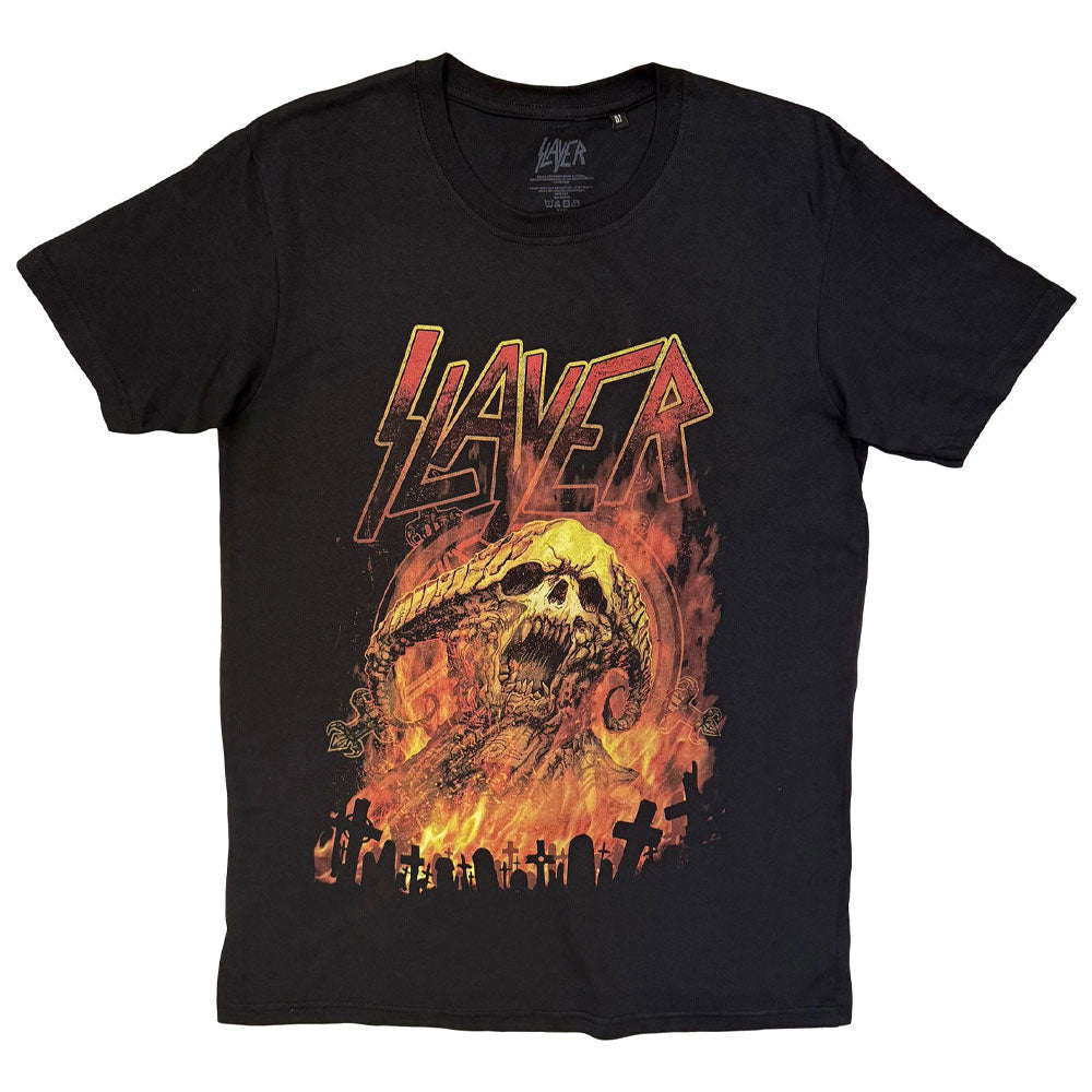 Slayer Demoniac Distress T Shirt product image 1