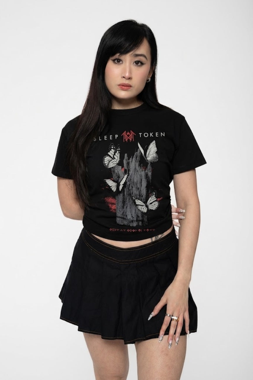 Sleep Token Butterflies Crop Top product image 1
