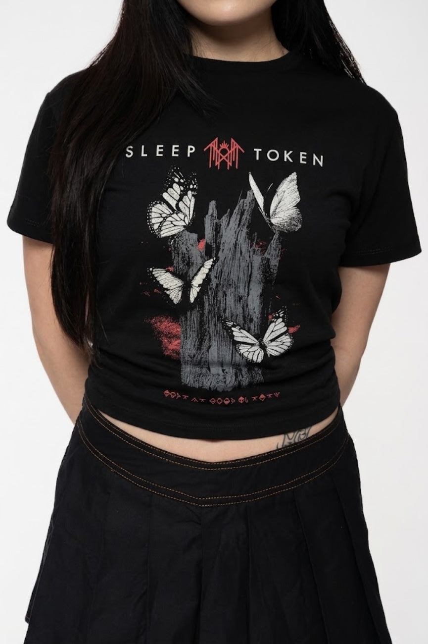 Sleep Token Butterflies Crop Top product image 3