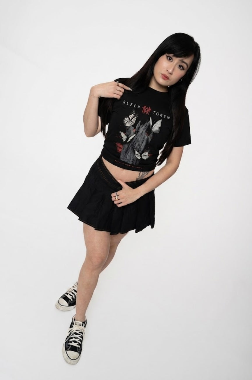 Sleep Token Butterflies Crop Top product image 5