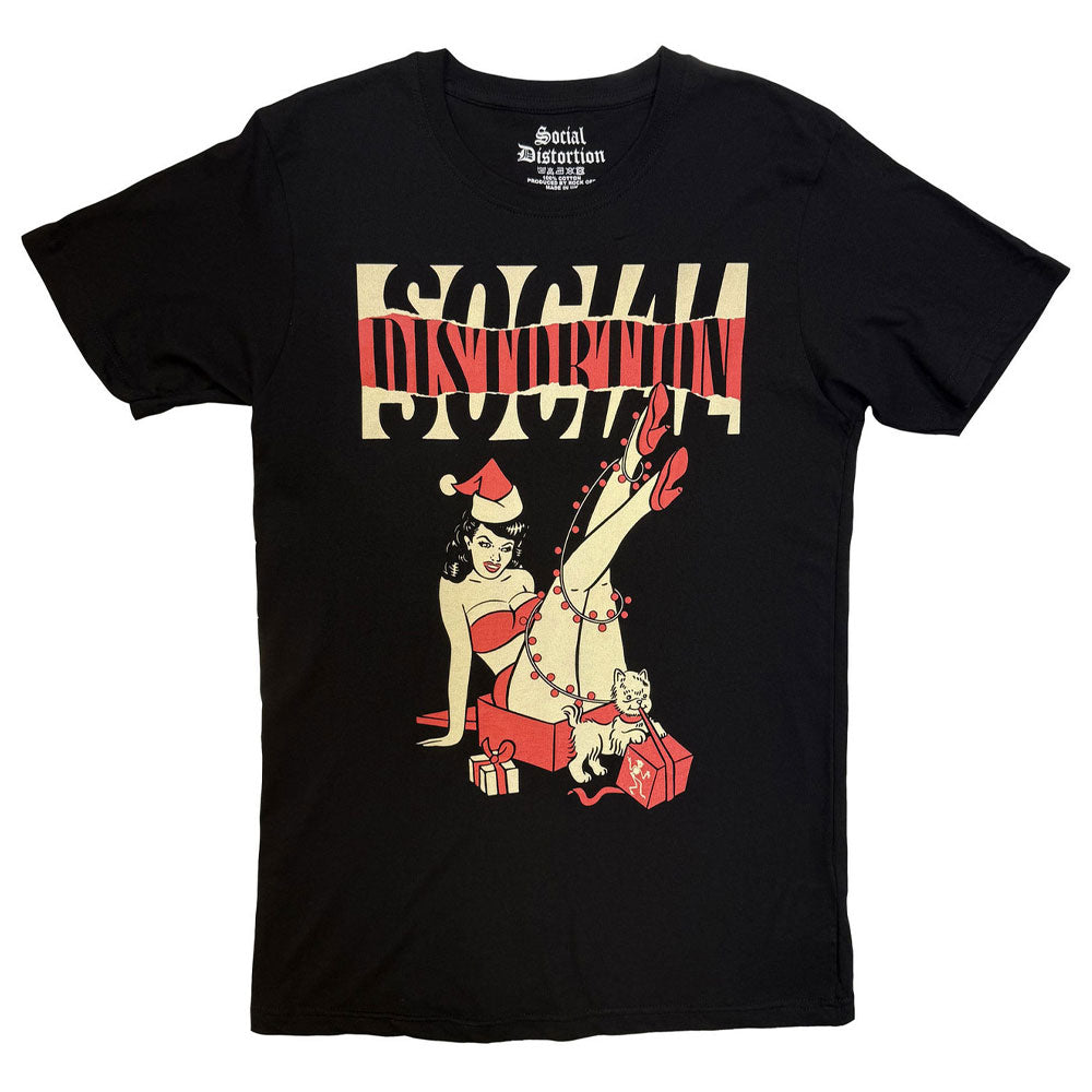 Social Distortion Pin Up Holiday T Shirt product image 1