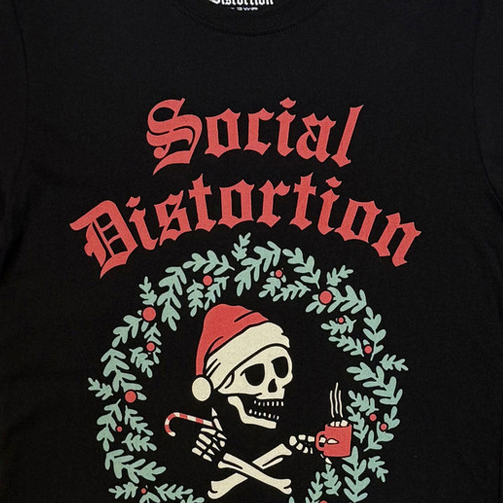 Social Distortion Wreath Band Logo T Shirt product image 2