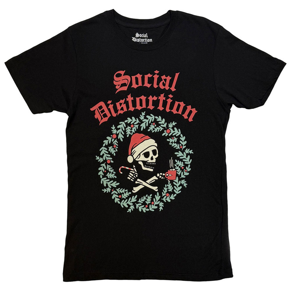 Social Distortion Wreath Band Logo T Shirt product image 1