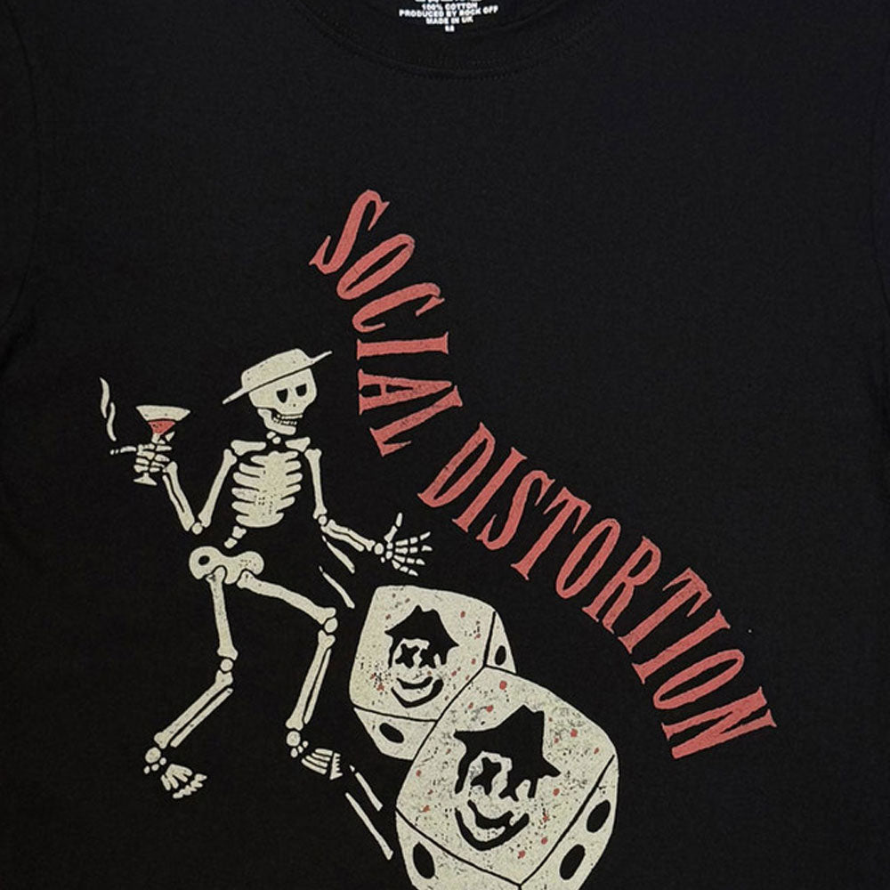 Social Distortion Skully Dice Vintage T Shirt product image 2