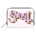 Ghost Pink Band Logo Zip Top Purse