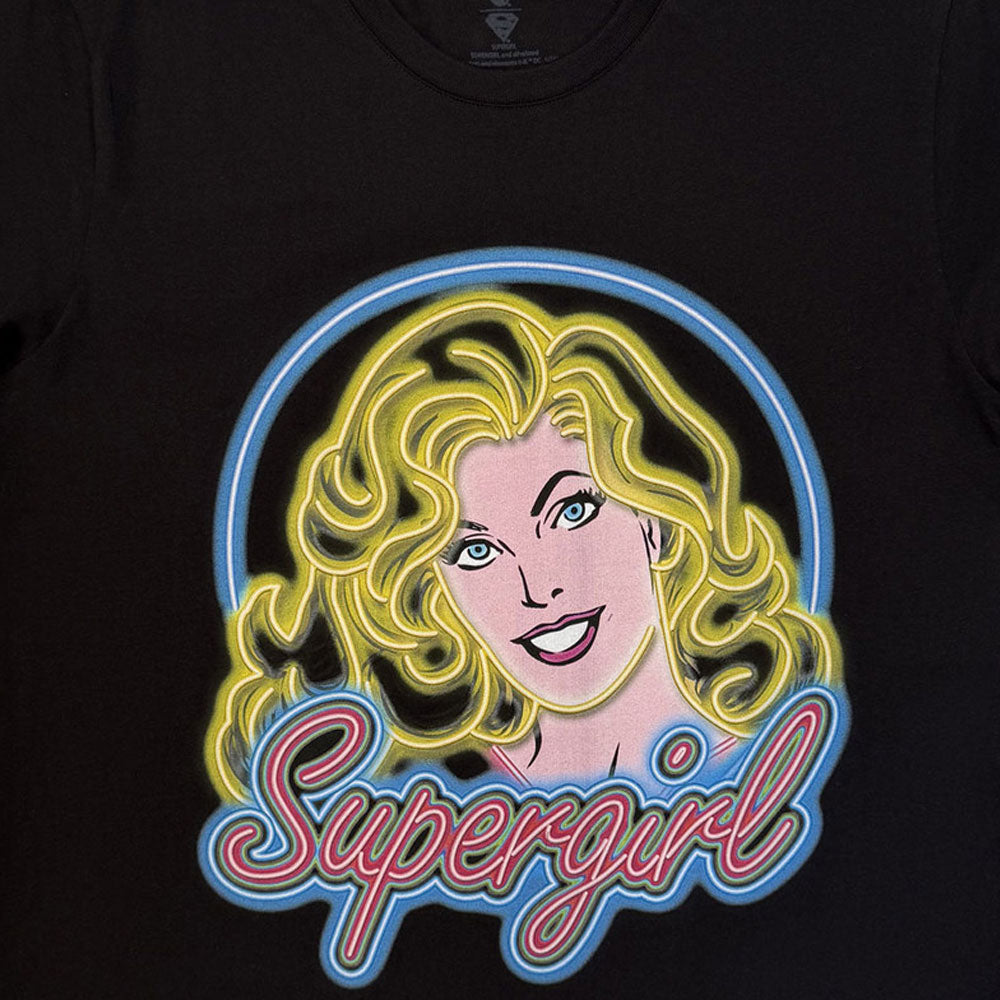 Supergirl Neon Logo T Shirt product image 2