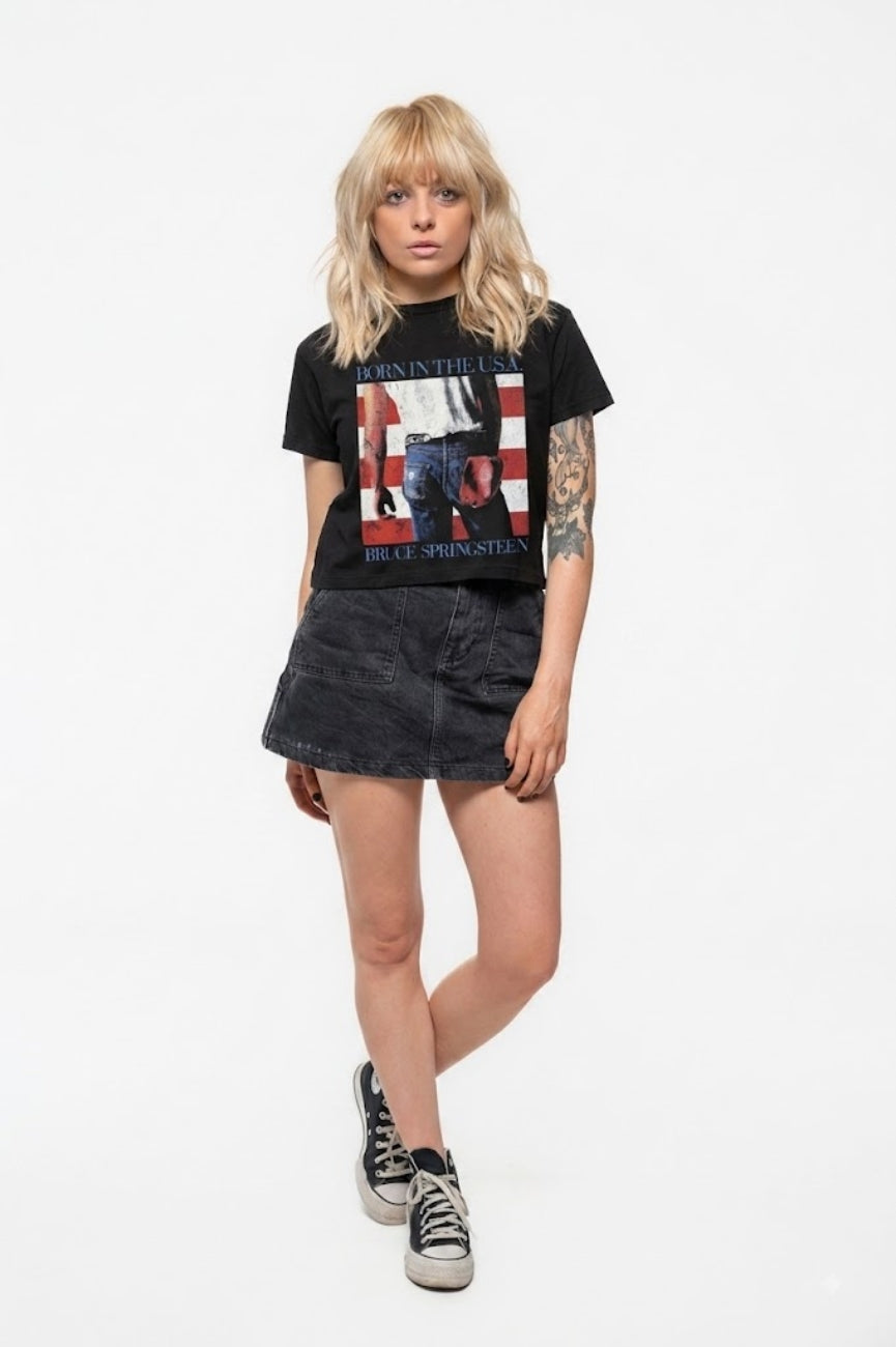 Bruce Springsteen Born In The USA Crop Top product image 2