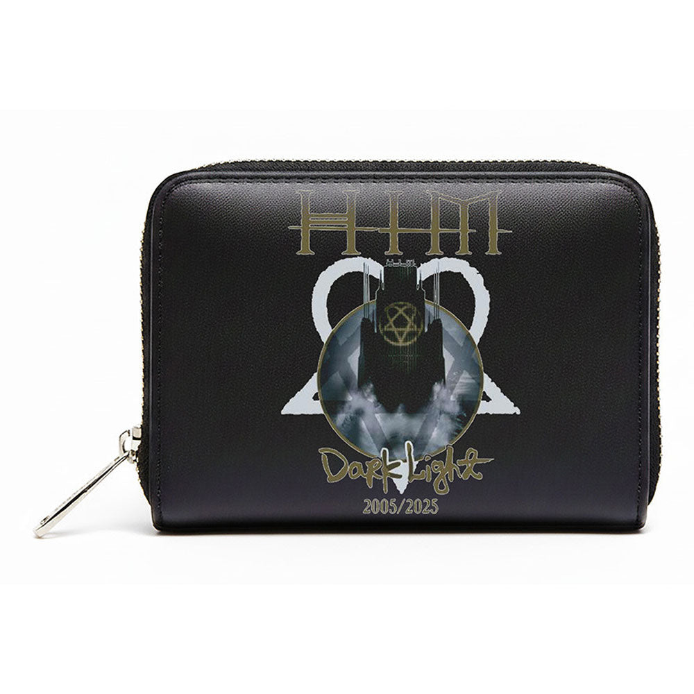 HIM Dark Light Band Logo Zip Top Purse
